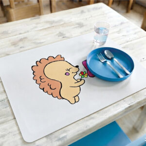 placemat mockup egel metbloem